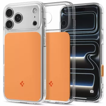 SPIGEN Ultra Hybrid T MagSafe iPhone 17 Pro / 18 Pro fényes narancssárga