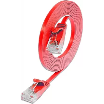 Wirewin Cat.6 Slim Ethernet patchkábel U/UTP 0,5 m piros PKW-SLIM-KAT6 0.5 RT
