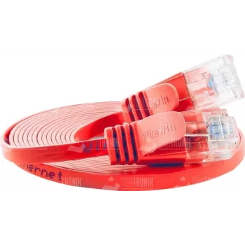 Wirewin Cat.6 SLIM patchkábel U/UTP 0,15 m narancssárga PKW-SLIM-KAT6 0.15 OR