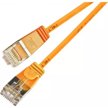 Wirewin Triotronik PKW-LIGHT-STP-K6 10.0 OR Cat6 F/FTP patchkábel, RJ45 dugó-dugó, 10 m, narancssárga