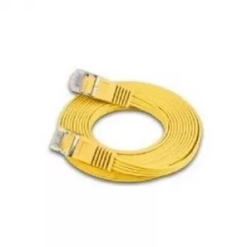Wirewin Triotronik Cat6 U/UTP patchkábel 20 m sárga RJ45 PKW-SLIM-KAT6 20.0 GE