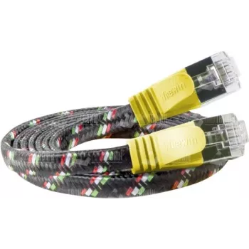 Wirewin SLIM ST6 5 GE - Cat.6 SLIM-Tough kábel, F/FTP, 5,0 m, sárga PKW-TOUGH-STP-K6 5.0 GE