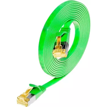Wirewin Cat6a U/FTP Slim patchkábel, RJ-45, 3m, zöld PKW-STP-SLIM-K6A 3.0 GN