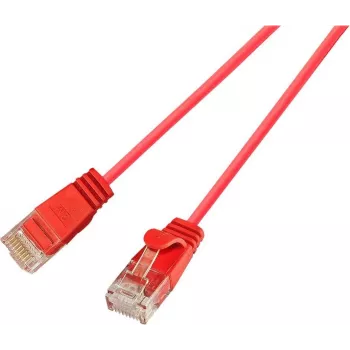 Wirewin Triotronik PKW-LIGHT-K6 1.5 RT Cat6 U/UTP patchkábel, 1,5 m, piros