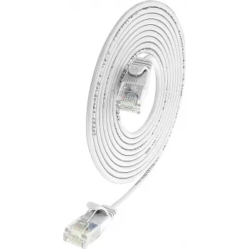 Wirewin Triotronik PKW-LIGHT-K6 5.0 WS Cat6 UTP patchkábel, RJ-45 dugó-dugó, 5m, fehér
