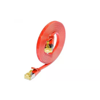 Wirewin Cat6a U/FTP Slim Ethernet patchkábel, RJ45 dugó-dugó, piros, 3 m PKW-STP-SLIM-K6A 3.0 RT