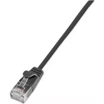 Wirewin Triotronik PKW-LIGHT-STP-K6 0,5 SW Cat6 S/FTP patchkábel, fekete, 0,5 m
