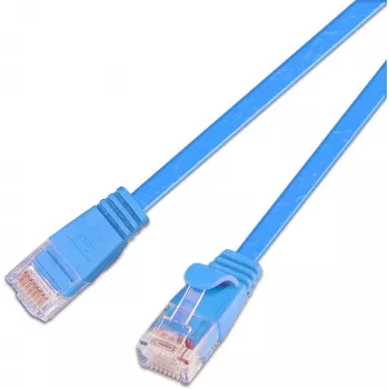 Wirewin SLIM S6 25 BL - Cat.6 SLIM patchkábel, STP(PIMF), 25 m, kék PKW-STP-SLIM-KAT6 25.0 BL