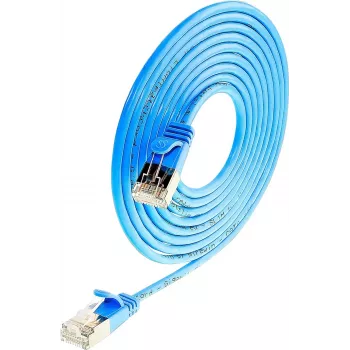 Wirewin Triotronik PKW-LIGHT-STP-K6 1.0 BL Cat6 STP patchkábel, 1 m, kék