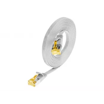 Wirewin Cat6a U/FTP Slim patchkábel 7m fehér PKW-STP-SLIM-K6A 7.0 WS