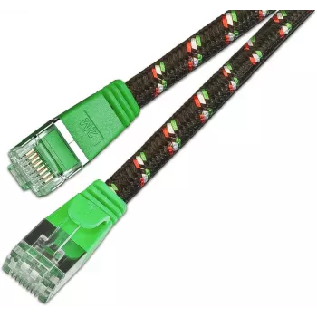 Wirewin SLIM ST6 1 GN - Cat.6 Slim-Tough kábel, F/FTP, 1,0 m, zöld PKW-TOUGH-STP-K6 1.0 GN