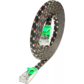Wirewin SLIM ST6 1 GN - Cat.6 Slim-Tough kábel, F/FTP, 1,0 m, zöld PKW-TOUGH-STP-K6 1.0 GN