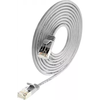 Wirewin Triotronik PKW-LIGHT-STP-K6 0,25 Cat6 RJ45 patchkábel, 0,25 m, STP, réz, szürke