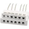 Wirewin 2x 6 portos fali doboz Keystone modulokhoz, szürke, műanyag Keystone rendszer (125460)