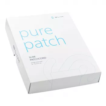 Wirewin SLIM KAT6A 10 Gigabit Light patchkábel, 0,25 m, U/FTP, Ø 3,8 mm, sárga, 50 darabos csomag (SLIM-LS-K6A 0.25 YE 50)