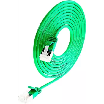 Wirewin Cat 6a U/FTP Slim patchkábel, 1 m, zöld PKW-LIGHT-STP-K6A 1.0 GN