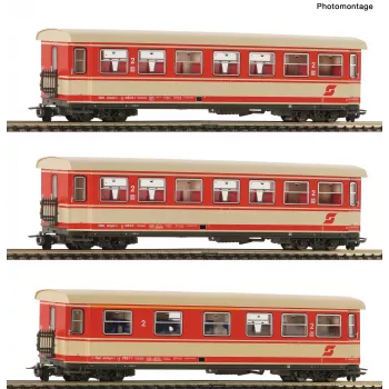 Roco 6240004 H0e 3 darabos készlet ÖBB személykocsik