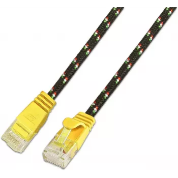 Wirewin Triotronik Cat6 U/UTP patchkábel, RJ45 dugó-dugó, 3 m, sárga PKW-TOUGH-K6 3.0 GE
