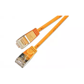 Wirewin SLIM UL6 7,5 m Cat.6 Slim-Light U/UTP patchkábel, narancssárga PKW-LIGHT-K6 7.5 OR