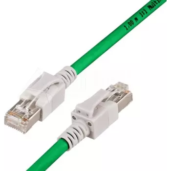 Wirewin PKL-PIMF-KAT6A 1.0 GN Cat6a S/FTP patchkábel, 1 m, zöld