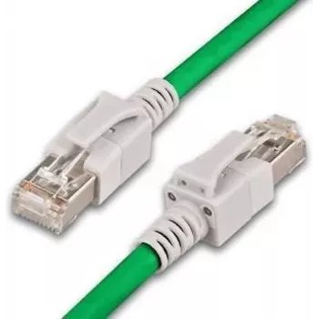 Wirewin PKL-PIMF-KAT6A 1.0 GN Cat6a S/FTP patchkábel, 1 m, zöld