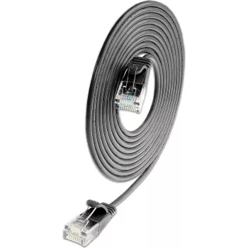 Wirewin SLIM CAT6A 10 Gigabit Slim patchkábel, U/UTP, 3,6 mm átmérő, fekete, 1,5 m SLIM-L-UU-K6A 1.5 BK