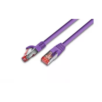 Wirewin PKW-PIMF-KAT6A 7.5 VI Cat6a S/FTP hálózati patchkábel, 7,5 m, lila