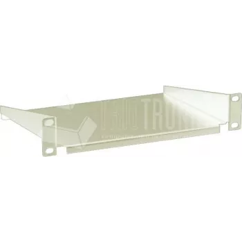 Wirewin 10 inch fix rack-polc, szürke (1U, 15 kg) SHELF 10IN
