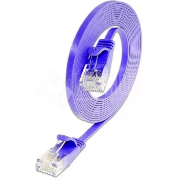 Wirewin Cat6 U/UTP Slim Ethernet patchkábel, 0,25 m, lila PKW-SLIM-KAT6 0.25 VT