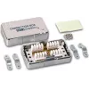 Wirewin CB KAT6 STP árnyékolt hálózati aljzat, 2x RJ45, fali szerelés, szürke