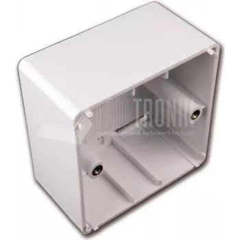 Wirewin Surface-Mount Frame for Data Outlets, Pure White RAL 9010 (TKS-APR WS)