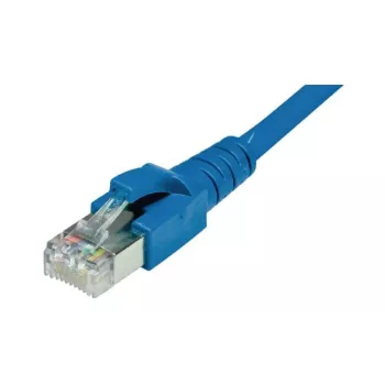 Dätwyler unilan CAT 6a S/FTP patchkábel, RJ45-RJ45, 1 m, LSZH, kék 653 708