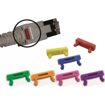 Wirewin PKL-LED CLIP GE LED kábelcsipesz RJ45 patch kábelekhez, sárga