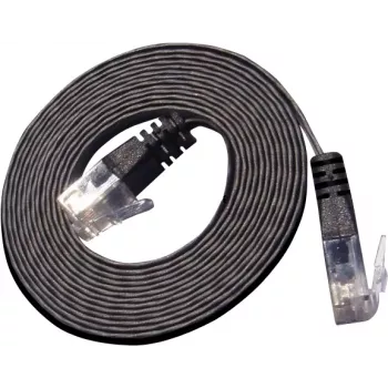 Wirewin Cat.6 Slim patchkábel U/UTP 25 m fekete PKW-SLIM-KAT6 25.0 SW
