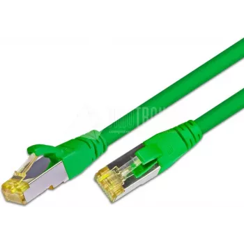 Wirewin Cat.6a S/FTP RJ45 patchkábel, 0,5 m, zöld, 10 Gbps, 500 MHz, AWG26 PKW-PIMF-KAT6A 0.5 GN