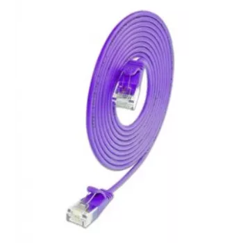 Wirewin SLIM KAT6A 10 Gigabit Light patchkábel, U/UTP, Ø 3,6 mm, lila, 1,5 m SLIM-L-UU-K6A 1.5 VT