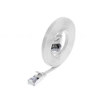 Wirewin SLIM S6 25 WS - Cat.6 SLIM patchkábel, STP(PIMF), 25 m, fehér (PKW-STP-SLIM-KAT6 25.0 WS)