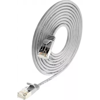 Wirewin Triotronik PKW-LIGHT-STP-K6 3.0 Cat6 árnyékolt patchkábel, RJ-45 dugó-dugó, 3 m, fekete