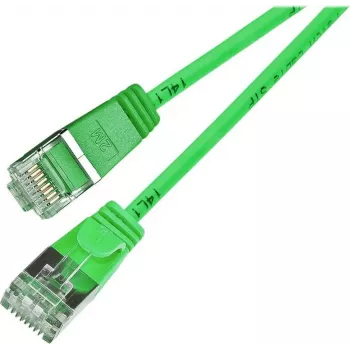 Wirewin Triotronik PKW-LIGHT-STP-K6 0,5 GN Cat6 árnyékolt Ethernet patchkábel, RJ-45 dugó-dugó, 0,5 m, zöld