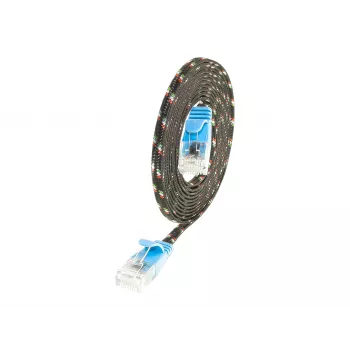 Wirewin SLIM UT6 3 BL – Cat.6 Slim-Tough patchkábel, U/UTP, 3,0 m, kék PKW-TOUGH-K6 3.0 BL