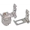 Wirewin DIN sín adapter Keystone aljzat szereléshez, fém Keystone rendszer (WKS DIN RAIL HOLDER 1)