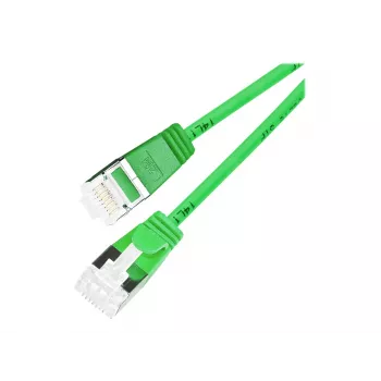 Wirewin Cat 6a U/FTP Slim Ethernet patchkábel, 7 m, zöld PKW-LIGHT-STP-K6A 7.0 GN