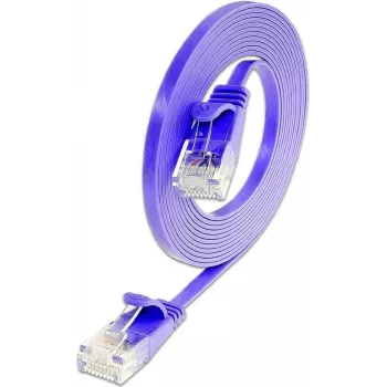 Wirewin Cat.6 Slim U/UTP patchkábel, 10 m, lila, 1 Gbps, RJ45 PKW-SLIM-KAT6 10.0 VT