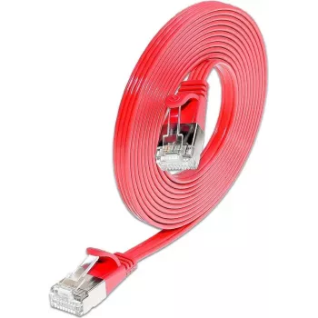 Wirewin Triotronik 0,15 m Cat6 U/FTP Slim Ethernet patchkábel, piros PKW-STP-SLIM-KAT6 0.15 RT