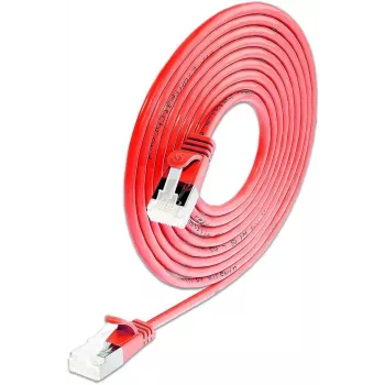 Wirewin SLIM KAT6A 10 Gigabit Light patchkábel, 0,15 m, U/FTP, Ø 3,8 mm, piros, 50 darabos csomag SLIM-LS-K6A 0.15 RD 50