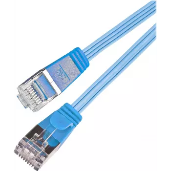 Wirewin SLIM S6 7,5 m kék Cat.6 Slim patchkábel, STP (PIMF), RJ45, 1 Gbps PKW-STP-SLIM-KAT6 7.5 BL