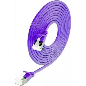 Wirewin Cat.6A 10 Gigabit Slim patchkábel U/FTP, lila, 0,5 m PKW-LIGHT-STP-K6A 0.5 VT