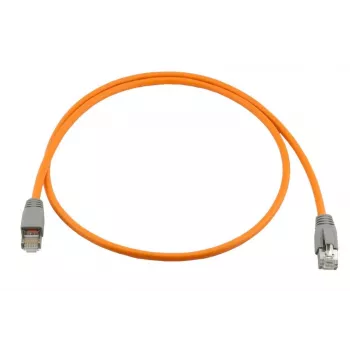 Wirewin ipari Cat6A S/FTP patchkábel, PUR köpeny, 7,5 m, narancssárga PKW-I0-SF-K6A-PUR 7.5 OR