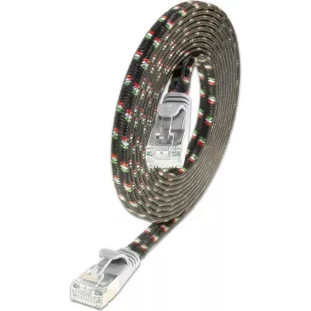 Wirewin Triotronik PKW-TOUGH-STP-K6 1.0 Cat6 U/FTP patchkábel, RJ45 dugó-dugó, 1 m, szürke