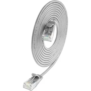 Wirewin Cat6a U/UTP Slim Ethernet patchkábel, 10 Gbps, 3,0 m, szürke SLIM-L-UU-K6A 3.0
